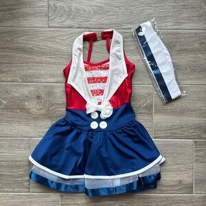 Girls Tap/ Ballet/ Jazz Dance Outfit Size 5-6 1/2 yrs New Without Tag